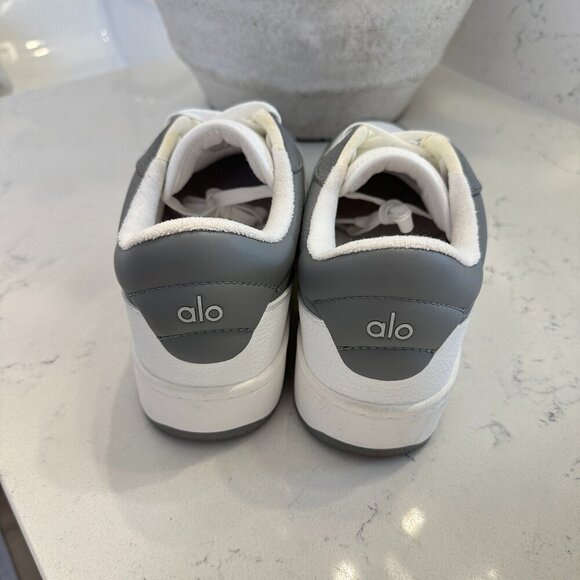 ALO YOGA Recovery Mode Sneaker in Grey/White Size US 7.5 - Picture 5 of 10
